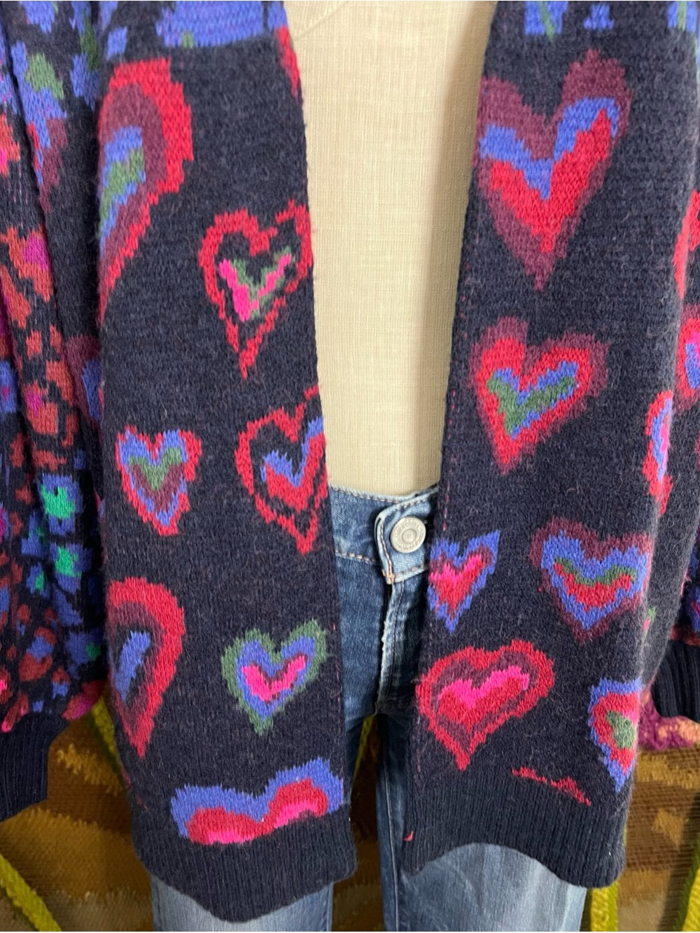 Farm Rio Heart Cardigan XS - Picture 4 of 16